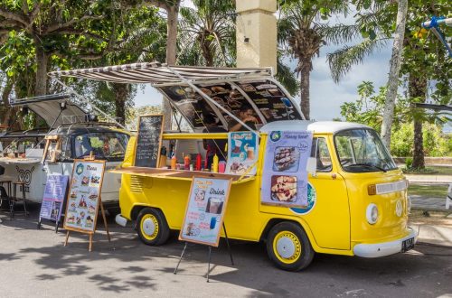 vente dans un food truck