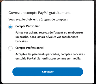 ouvrir PayPal 1